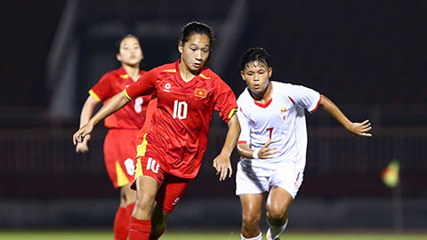  Kết quả U19 nữ Việt Nam 2-0 U19 nữ Myanmar: Khởi đầu thuận lợi